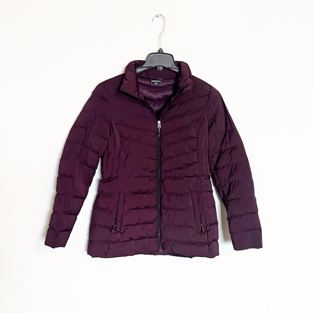 32 Degrees Heat Dark Plum Purple Zipup Jacket‎